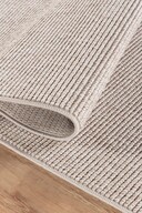 حلقه 5551 Beige Textured Curl با فرش راهرو آشپزخانه مدرن-thumb