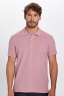 تی شرت یقه پولو یقه باریک 100% پنبه ای و رز باریک مردانه-thumb