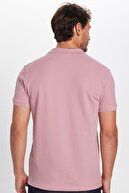 تی شرت یقه پولو یقه باریک 100% پنبه ای و رز باریک مردانه-thumb