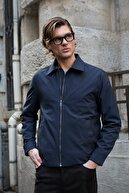 کت ژاکت آبی دریایی فصلی ضد آب مردان-thumb