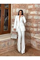 سنگ یقه زنان کت و شلوار کت و شلوار-thumb