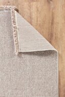 حلقه 5551 Beige Textured Curl با فرش راهرو آشپزخانه مدرن-thumb