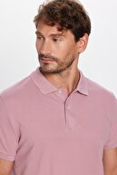 تی شرت یقه پولو یقه باریک 100% پنبه ای و رز باریک مردانه-thumb