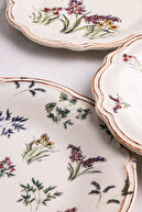 وحشی - لبه های مجموعه شام ​​چینی 24 قطعه برای 6 نفر صفحه پرنعمت پرنعمت مدل پرسلن-thumb