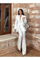 سنگ یقه زنان کت و شلوار کت و شلوار-thumb