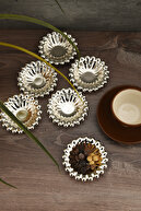 ست 6 عدد کاسه ی مینی منجوق قهوه خوری ولین-thumb