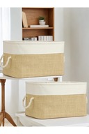 2 کابینت بزرگ جوت بزرگ در داخل اتاق لباسشویی لباس ویرایشگر اسباب بازی تاشو سبد ذخیره سازی-thumb