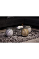 White & Cream & Travertine Marble Pattern
