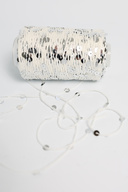 طناب پولک دار به طول 320 متر در بوبین های 100 گرمی سایز پولک : 3 میلی متر + 6 میلی متر-thumb