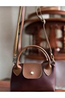 کیسه دست و شانه کوچک با دسته چرمی مصنوعی-thumb