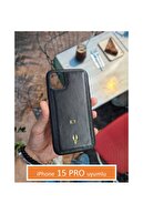 IPHONE 15 PRO Captain Black GILDED PRINT