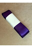 روبان ساتن بنفش 4 سانتی متر 10 متر یک توپ ، ساتن ، ساتن ، روبان ، روبان گل رز روبان-thumb