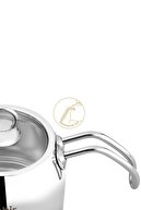 Lotus Midi سایز متوسط ​​فولاد ضد زنگ 1.0-1.9 Lt. ست قوری-thumb