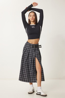 قوسی کلوچه کلوت بافندگی سیاه خاکستری سیاه LNS0015-thumb