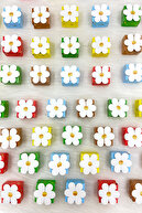 جعبه الگوی بابونه هدیه توزیع شده ، 50 قطعه ، عروسی ، حنا ، کلمات ، نامزدی ، عروسی ، رنگ مختلط-thumb