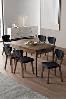 Table Baroque Wooden Pattern Chair Anthracite