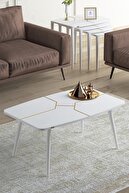 Coffee Table White Legs White