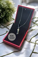 گردنبند عاشقانه ولنتاین نقره 925 عیار - گردنبند زنانه نقره بسته بندی شده - بسته بندی هدیه-thumb