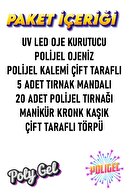 در خانه Polyjel ناخن دائمی ساخت لاک ساده ناخن نوک ناخن ناخن-thumb