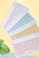 سازگار با همه دستگاه ها صفحه کلید بلوتوث بی سیم+مجموعه ماوس+Mousepad+مداد تبلت-thumb