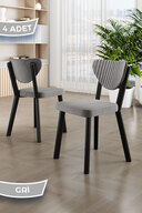 Chair Grey Legs Black