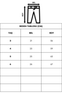 دختران جامد رنگ 95 ٪ پیچ و تاب پنبه های محکم و اساسی | 3-6 لباس کودکان-thumb