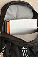 کوله پشتی سیاه Unisex کیف بزرگ مدرسه حمل و نقل آبی کیسه محافظ ورزشی 45x30x15cm 24lt-thumb