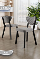 Chair Grey Legs Black