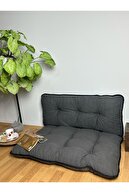 کوسن کف – لوله کشی مشکی، طراحی راحت و شیک کوسن کفپوش باغی و پالت در آنتراسیت-thumb