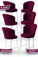 Chair Damson Feet White