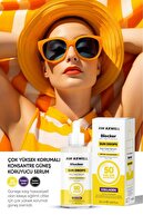 بلوکر SPF 50+ مقاوم در برابر آب با محافظت بالا در برابر اشعه UVB+UVA 50 میلی لیتر سرم ضد آفتاب با محتوای کلاژن-thumb