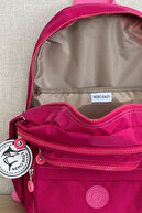 کوله پشتی پنبه ای کیف مدرسه کیف لپ تاپ و مسافرتی ضد آب 40x30cm 18lt-thumb