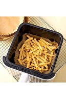 Airfryer XXL کاغذ پخت و پز فرسوده ، 120 قطعه مربع ، با کیفیت بالا ، کلاس غذا ، 20x4.5 سانتی متر-thumb