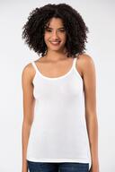 Weweus سفید فوق‌العاده نازک بامبوی بامبوی لوکس تی‌شرت بند 2312-thumb