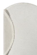 فرش دایره ای نرم دایره ای سفید فرش فرش اتاق نشیمن آشپزخانه راهرو کف فرش ماشینی بافت فرش 001 FLAT-thumb