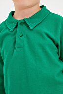 TRENDYOLKIDS Yeşil Unisex Örme Polo Yaka T-shirt TKDAW22PO0005