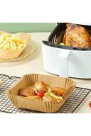 Airfryer XXL کاغذ پخت و پز فرسوده ، 120 قطعه مربع ، با کیفیت بالا ، کلاس غذا ، 20x4.5 سانتی متر-thumb
