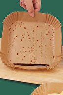 Airfryer XXL کاغذ پخت و پز فرسوده ، 120 قطعه مربع ، با کیفیت بالا ، کلاس غذا ، 20x4.5 سانتی متر-thumb