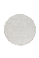 فرش دایره ای نرم دایره ای سفید فرش فرش اتاق نشیمن آشپزخانه راهرو کف فرش ماشینی بافت فرش 001 FLAT-thumb