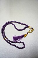 تسبیح دعای مروارید 99 تکه 10 عددی رنگ آمیزی کادویی منگوله دار پلاستیکی (مولیت-ختنه-حج عمره)-thumb