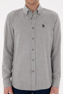 پیراهن اصلی آستین بلند خاکستری مرد 50296757-VR001-thumb