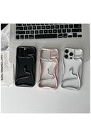 قاب سیلیکونی سه بعدی Zebana Samsung Galaxy A54 سازگار با قاب رزگلد-thumb