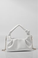 کیف دستی مینی زنجیره ای سفید و کیف شانه-thumb