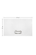 روکش ماشین لباسشویی پارچه ضد مایع دوزی رنگ سفید-thumb