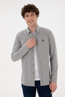 پیراهن اصلی آستین بلند خاکستری مرد 50296757-VR001-thumb