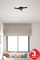 Mirador (قاب سیاه، نور سفید طبیعی) لوستر مدرن Plafonier LED، سالن، آشپزخانه، اتاق نشیمن-thumb