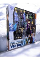 Snow Land Frozen 2 مدل گوزن السا آنا Olaf Christof Ficre Figure Toy مجموعه 9 قطعه-thumb