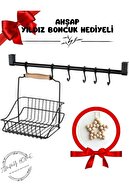 سبد یکپارچهسازی با سیستمعامل آهنی - آویز ریلی دیوار آویز سیاه آویز آشپزخانه آویز آویز آویز - هدیه