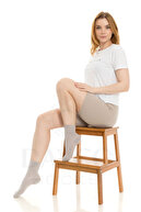 مجموعه جوراب بامبو زنانه بدون درز ممتاز 6 تایی