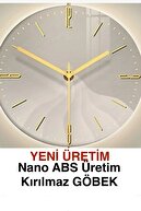 کریستال Timelles - اندازه بزرگ (50X75CM) - (LED با باتری) - ساعت دیواری فلزی (مبلمان)-thumb